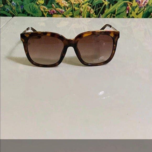 Ann Taylor oversized rectangle sunglasses main image 16